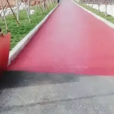 四平​ 彩色路面喷涂翻新是一种低成本